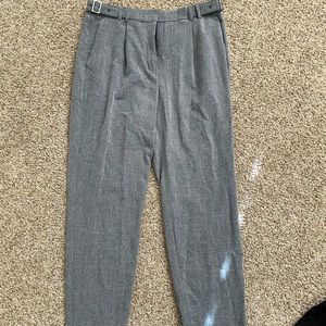 Express Grey Ankle High Rise Pants Size 8R